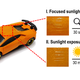 A self-healing protective coating applied to a model car.